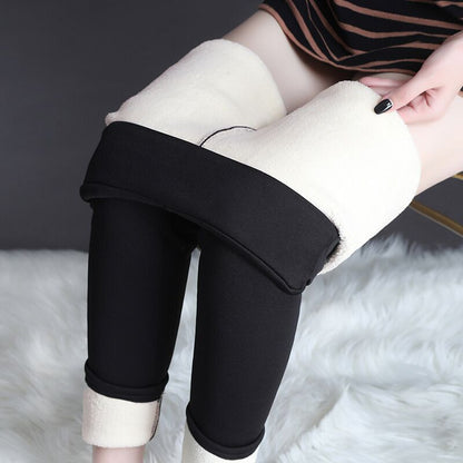 Warme Winterleggings mit Flanell-Innenseite – Ideal für kalte Tage