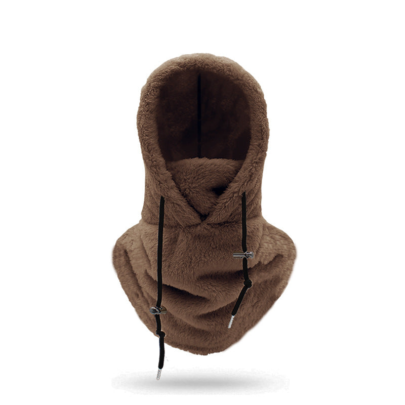 Fleece-Kapuze für kaltes Wetter bei Outdoor-Aktivitäten