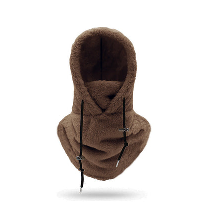 Fleece-Kapuze für kaltes Wetter bei Outdoor-Aktivitäten