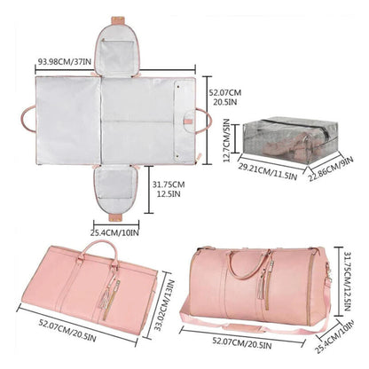 Leichte Reisetasche mit Rollen und Großem Packvolumen