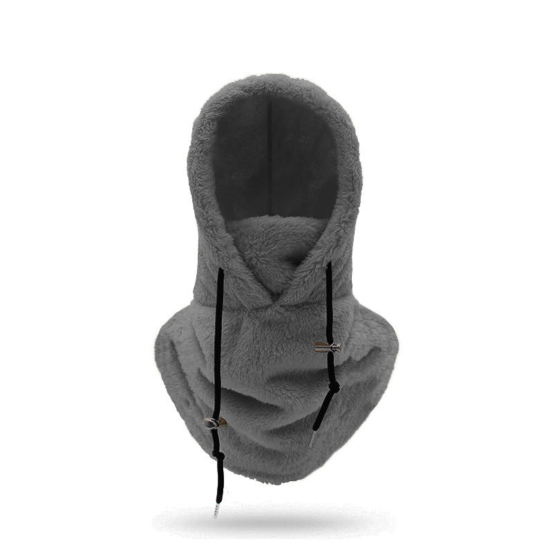 Fleece-Kapuze für kaltes Wetter bei Outdoor-Aktivitäten