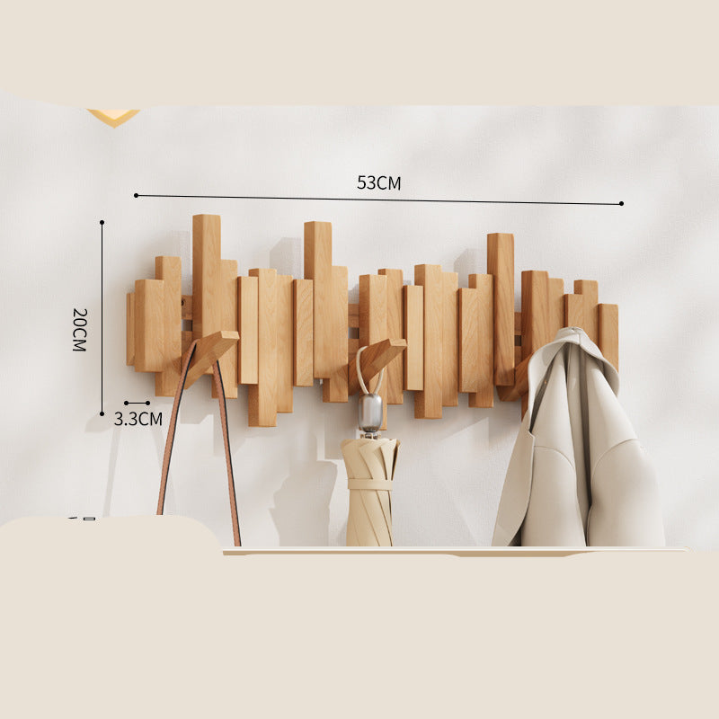 Dekorative Holz Klavierhakenleiste für Klamotten und Accessoires