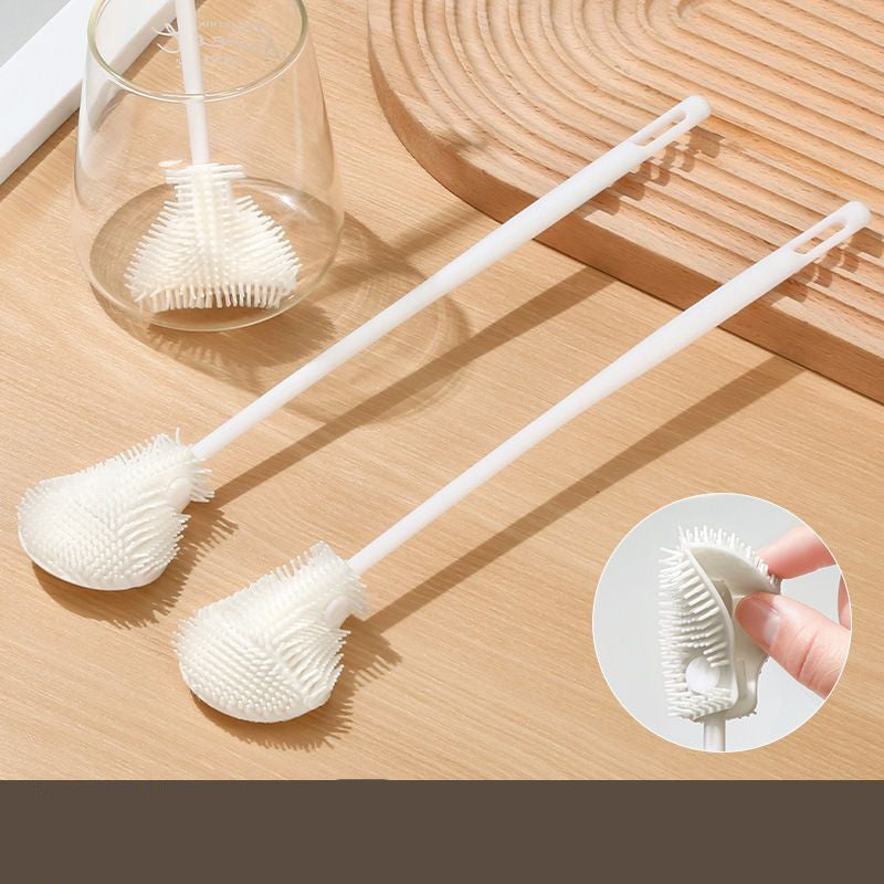Flaschenbürste mit flexiblem Winkel