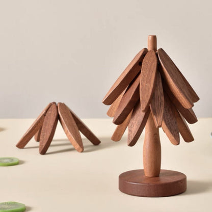 Edle Untersetzer im Holzdesign für Dekorative Tischpflege