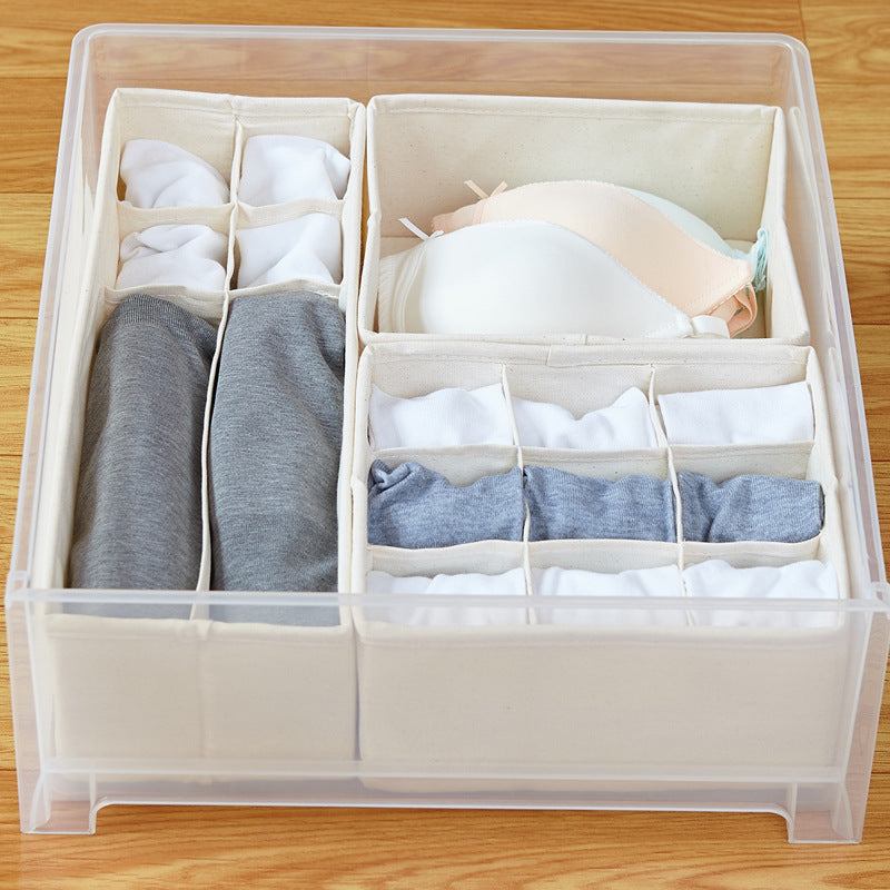 Kleider Aufbewahrungsbox mit Fächern für eine organisierte und platzsparende Lösung