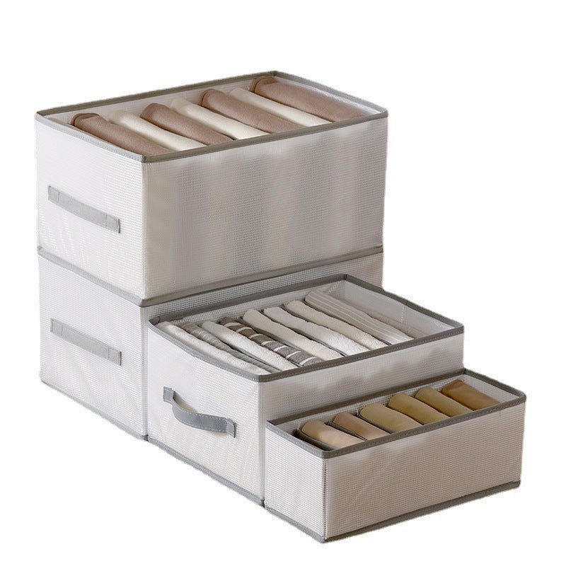 Kleider Aufbewahrungsbox mit Fächern für eine organisierte und platzsparende Lösung