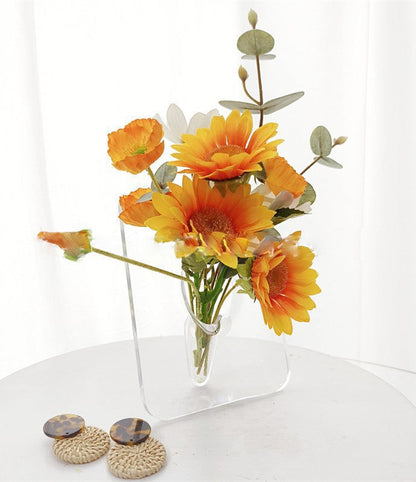 Transparente Acryl-Blumenvase
