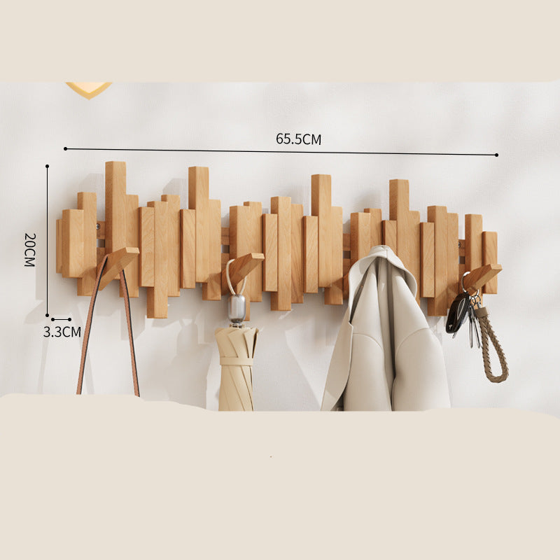 Dekorative Holz Klavierhakenleiste für Klamotten und Accessoires