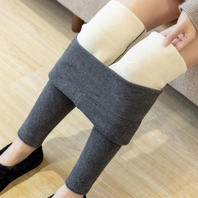 Warme Winterleggings mit Flanell-Innenseite – Ideal für kalte Tage