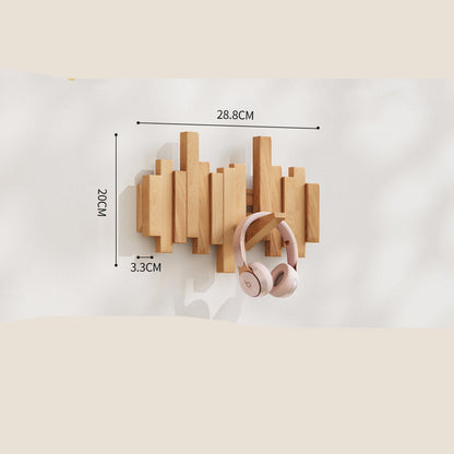 Dekorative Holz Klavierhakenleiste für Klamotten und Accessoires
