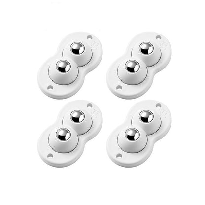 Selbstklebende Rollenräder 4er Set für Möbel und mehr
