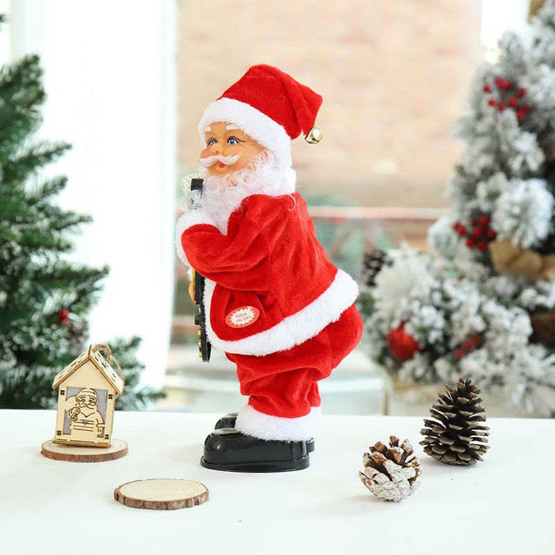 Tanzender Weihnachtsmann mit wackelndem Popo