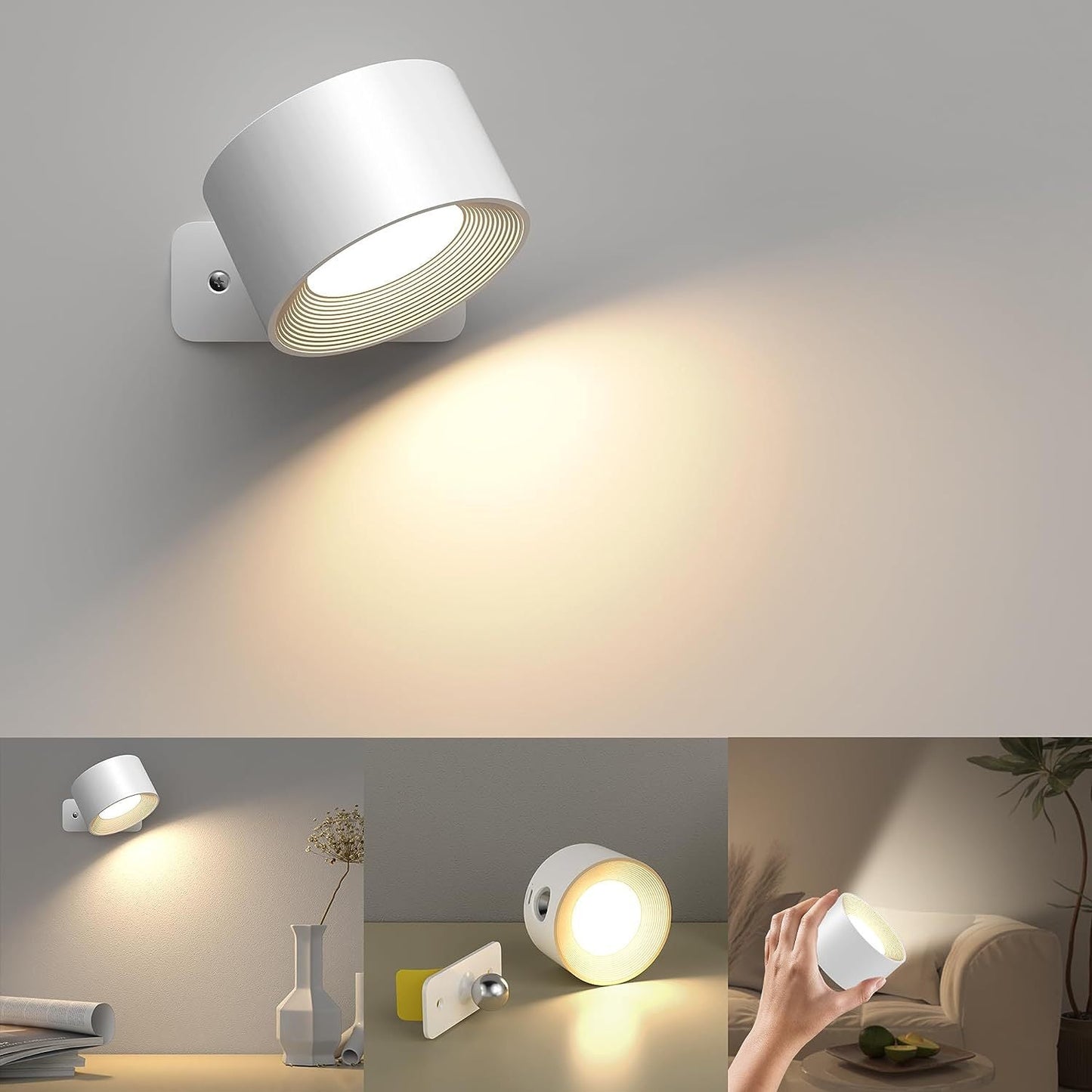 Drehbare LED Wandlampe 360° für jeden Raum