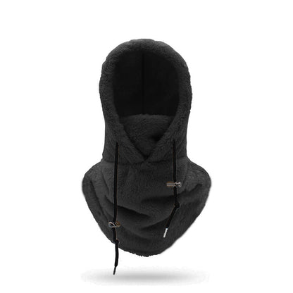 Fleece-Kapuze für kaltes Wetter bei Outdoor-Aktivitäten