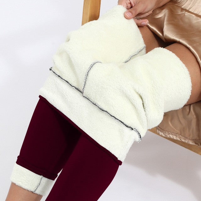 Warme Winterleggings mit Flanell-Innenseite – Ideal für kalte Tage