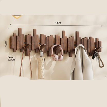 Dekorative Holz Klavierhakenleiste für Klamotten und Accessoires