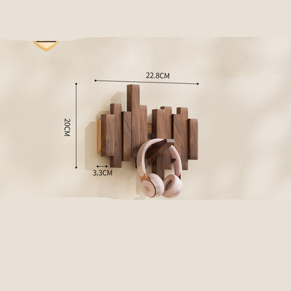 Dekorative Holz Klavierhakenleiste für Klamotten und Accessoires
