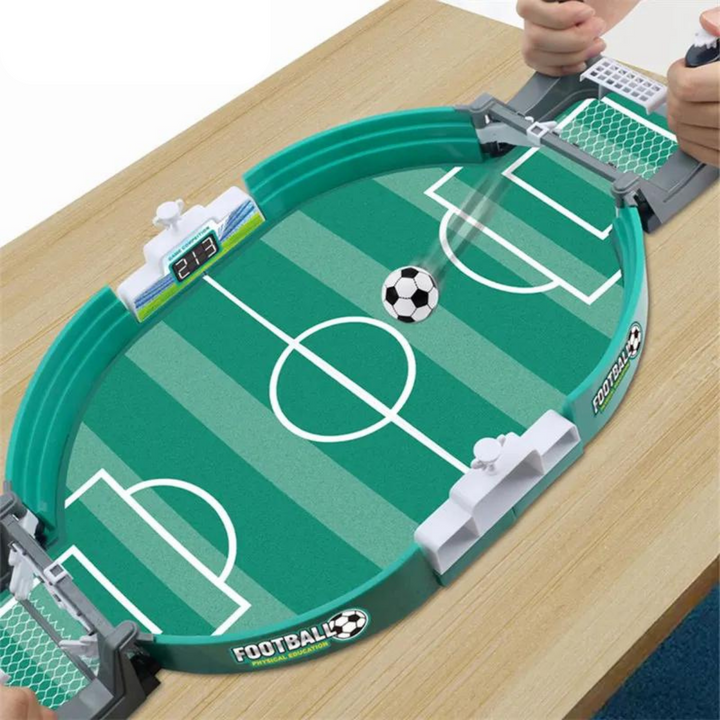 Tischfußball Arena mit beweglichen Schuss-Elementen