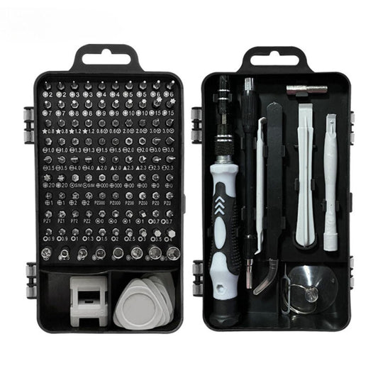 Professionelles 115-in-1 Werkzeugset für Smartphone, Laptop und PC Reparaturen
