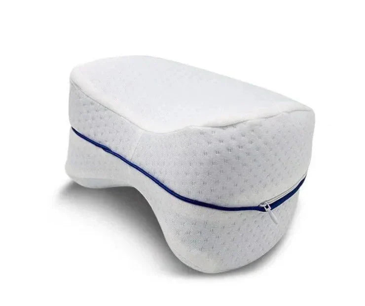 Ergonomisches Kniekissen für Seitenschläfer – Orthopädisches Beinkissen mit Memory-Schaum