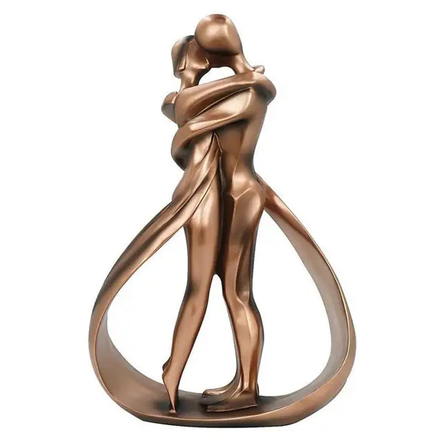 Elegante Liebespaar-Skulptur – Symbol Für Unendliche Liebe