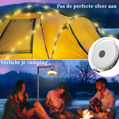 Kompakte Aurora Lichterkette mit USB-Aufladung und flexibler Lichtverteilung
