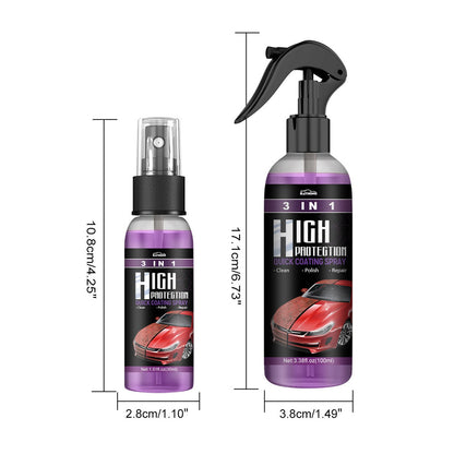 Premium 3in1 Autobeschichtungsspray für langanhaltenden Schutz