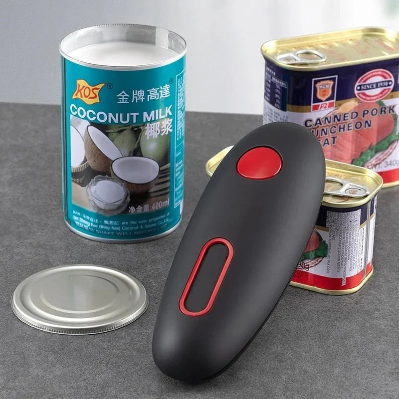 Dosenöffner mit Ein-Knopf-Steuerung und Ergonomischem Griff