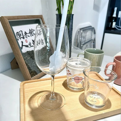 Flaschenbürste mit flexiblem Winkel