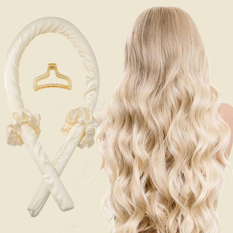 Seidige Locken ohne Hitze – Flexibler Lockenwickler für sanfte, wellige Frisuren