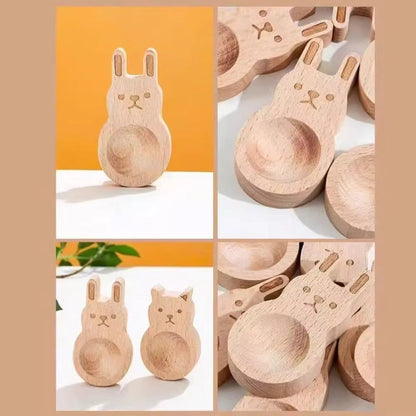 Natürlicher Duft Diffusor aus Holz – 2er Set mit Katzen-Design für Aromatherapie