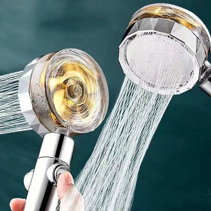 Wasser- und energiesparender Duschkopf mit Turbofunktion