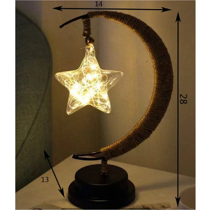 Mondlampe Mit Lichterketten