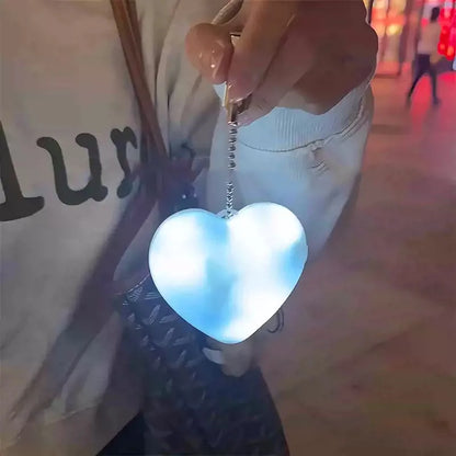 Handtaschenlampe Herzform – Tragbare LED-Taschenlampe für Handtasche