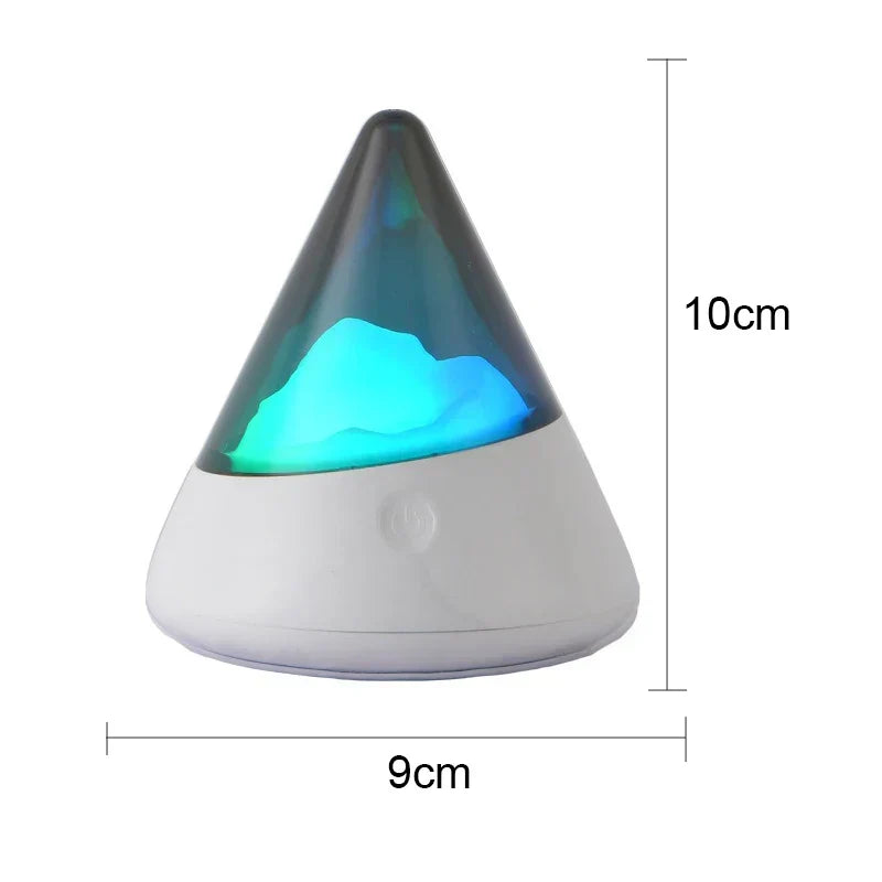 LED Eisberg Nachtlicht – Drahtloses Design für entspannte Beleuchtung