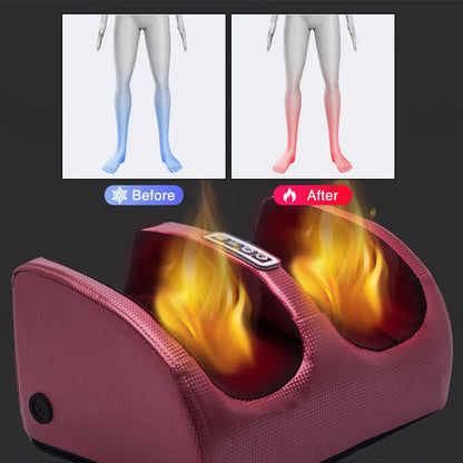 Elektrisches Shiatsu-Wärme Massagegerät für Füße