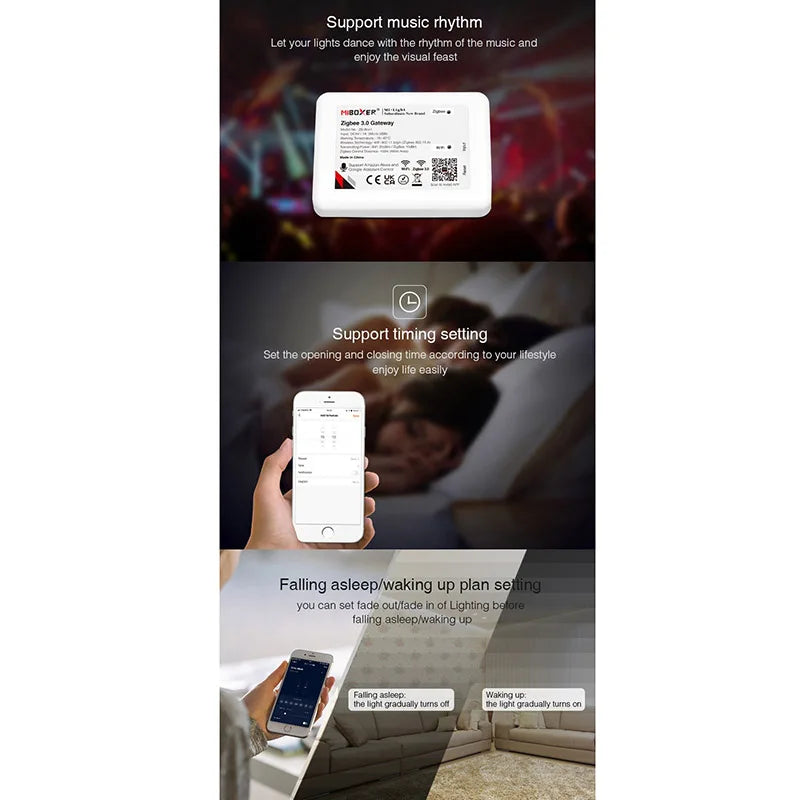 Zigbee 3.0 PIR Bewegungsmelder für Smart Home