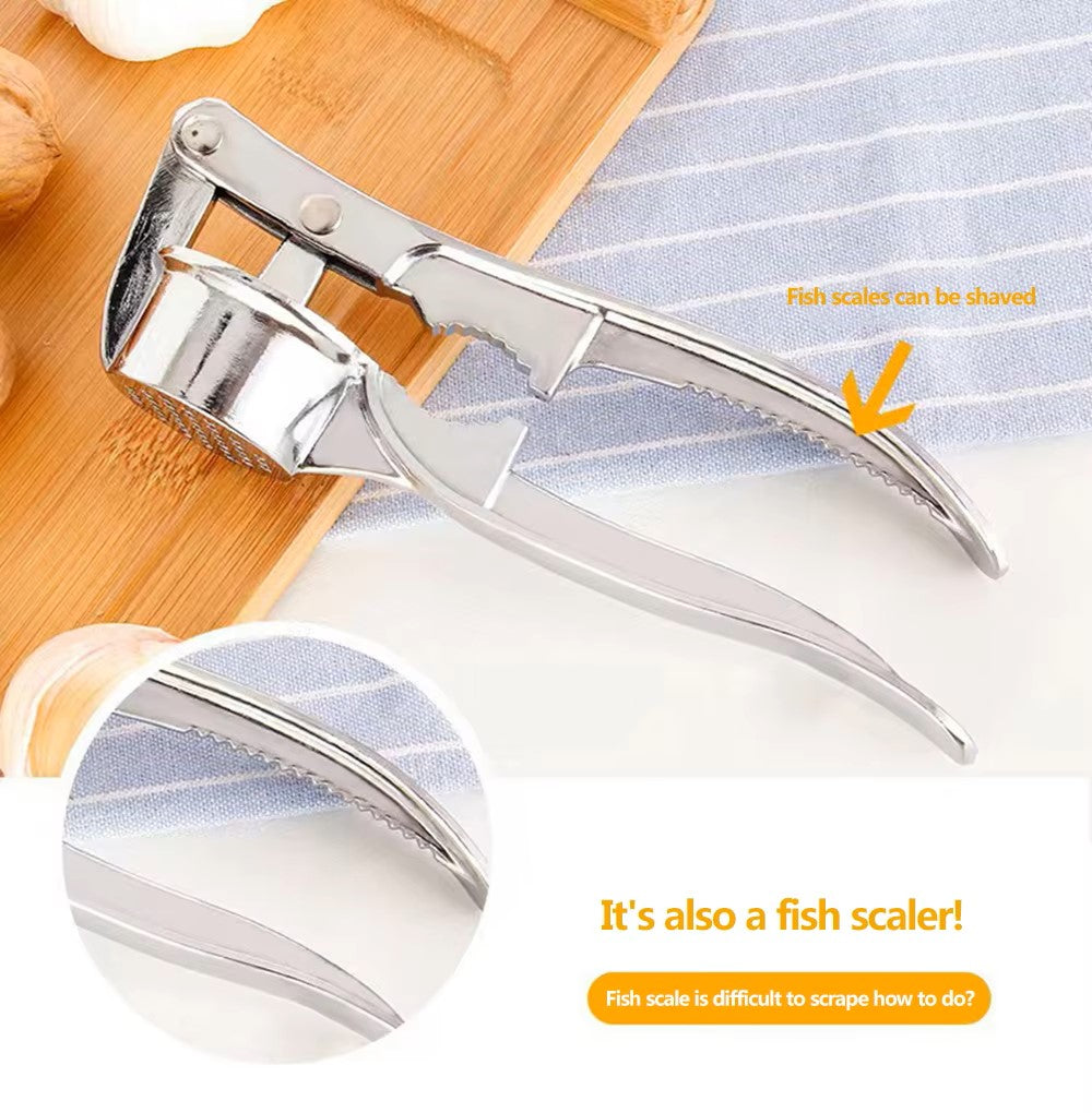 Robuste Knoblauchpresse aus Edelstahl – Profi-Messer