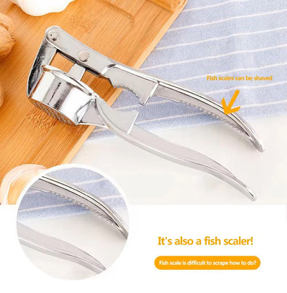 Robuste Knoblauchpresse aus Edelstahl – Profi-Messer