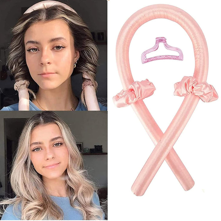 Seidige Locken ohne Hitze – Flexibler Lockenwickler für sanfte, wellige Frisuren