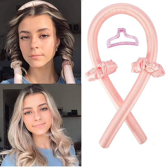 Seidige Locken ohne Hitze – Flexibler Lockenwickler für sanfte, wellige Frisuren