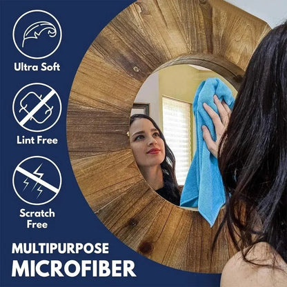 Premium Mikrofaser Reinigungstücher Set für Auto – 10 Stück, Fusselfrei und Super Saugfähig
