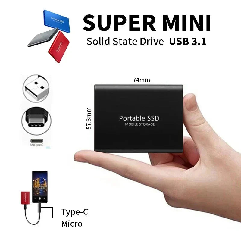 Hochleistungs-Externe SSD