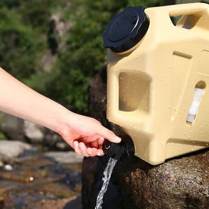 Tragbarer 12L Wasserkanister mit Auslaufhahn – Robuster Camping Wasserbehälter für Outdoor Aktivitäten