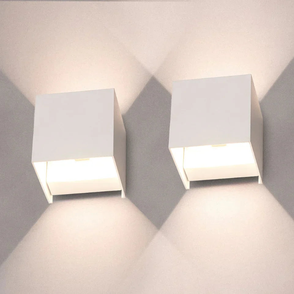Moderne LED-Wandleuchte im Kubus-Design – Stilvolle Beleuchtung für Ihr Zuhause