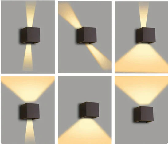Moderne LED-Wandleuchte im Kubus-Design – Stilvolle Beleuchtung für Ihr Zuhause