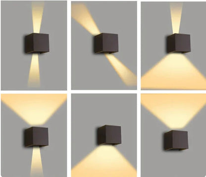 Moderne LED-Wandleuchte im Kubus-Design – Stilvolle Beleuchtung für Ihr Zuhause