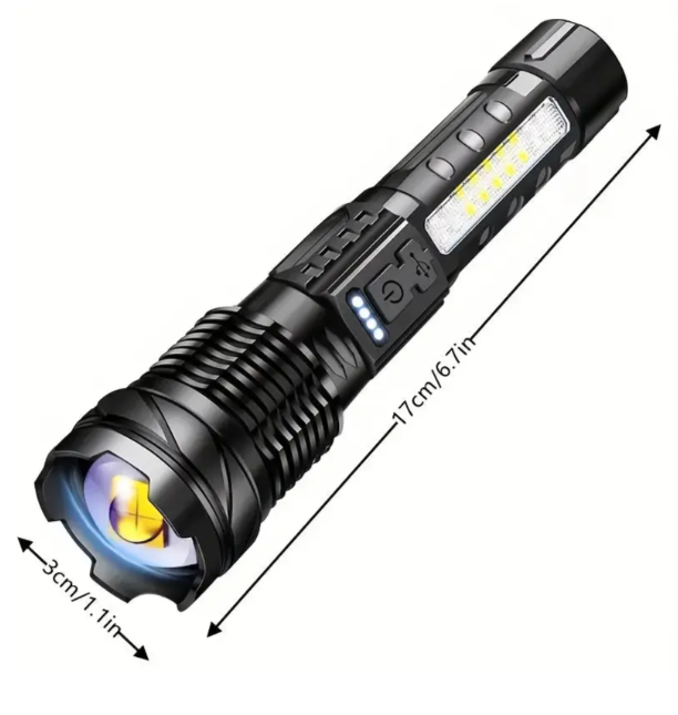5000 Lumen Taschenlampe – Perfekt für Militär und Outdoor-Aktivitäten