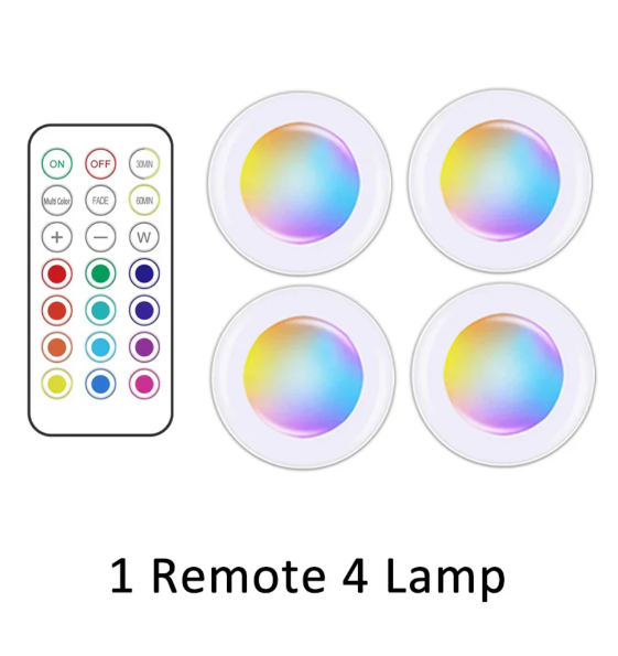 RGB-LED-Unterlichtleiste mit Fernbedienung