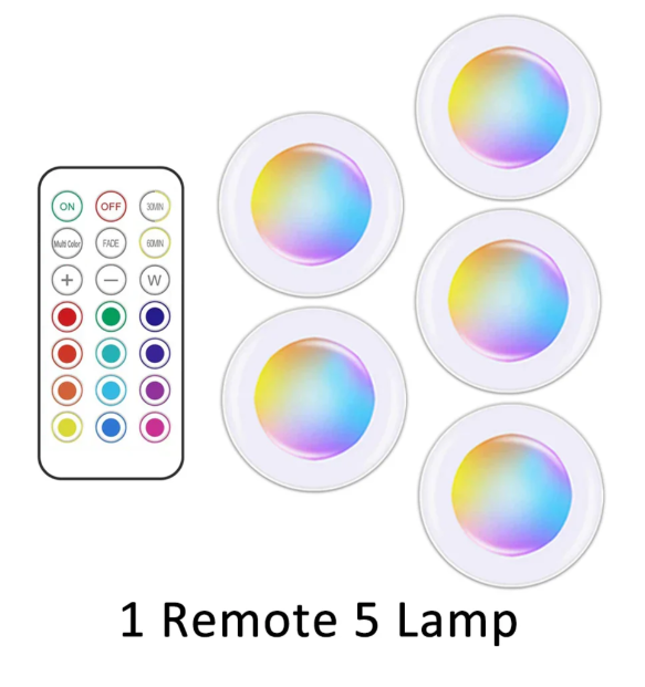 RGB-LED-Unterlichtleiste mit Fernbedienung